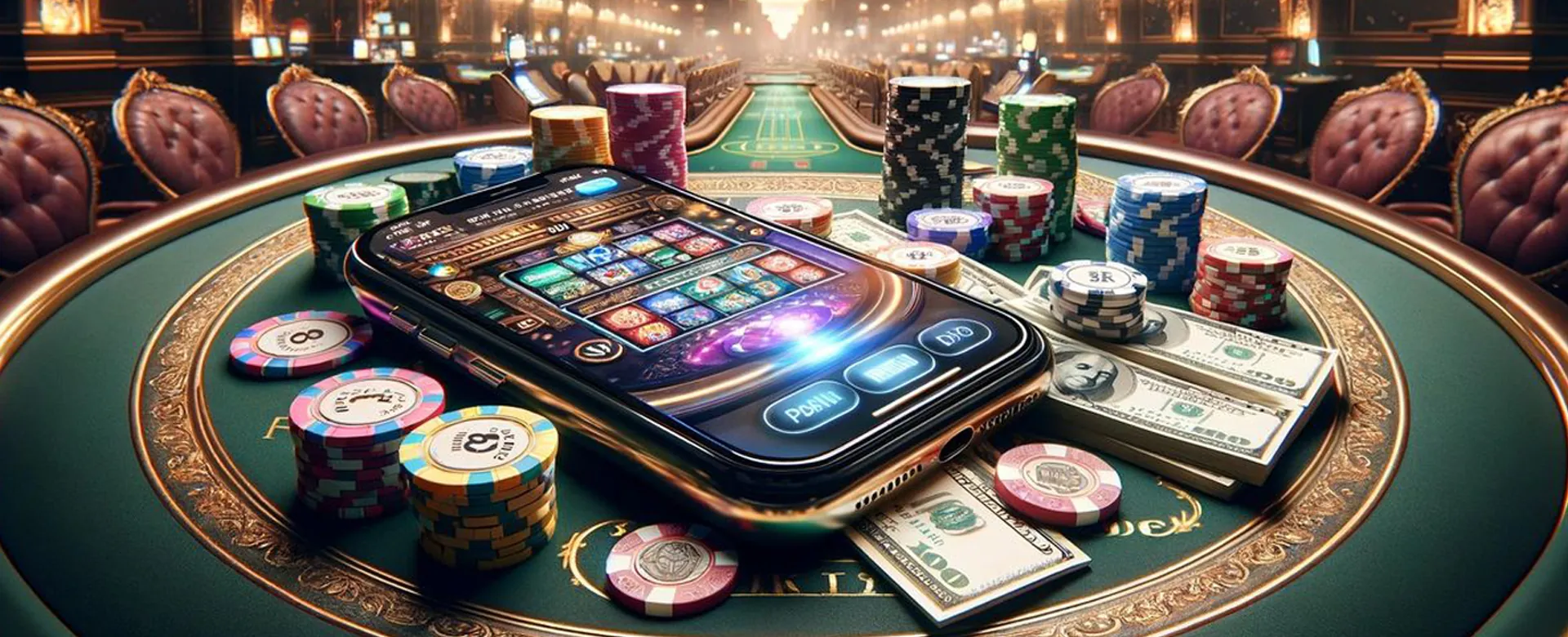 Winslot Casino online gaming platform with golden slots and live dealer games