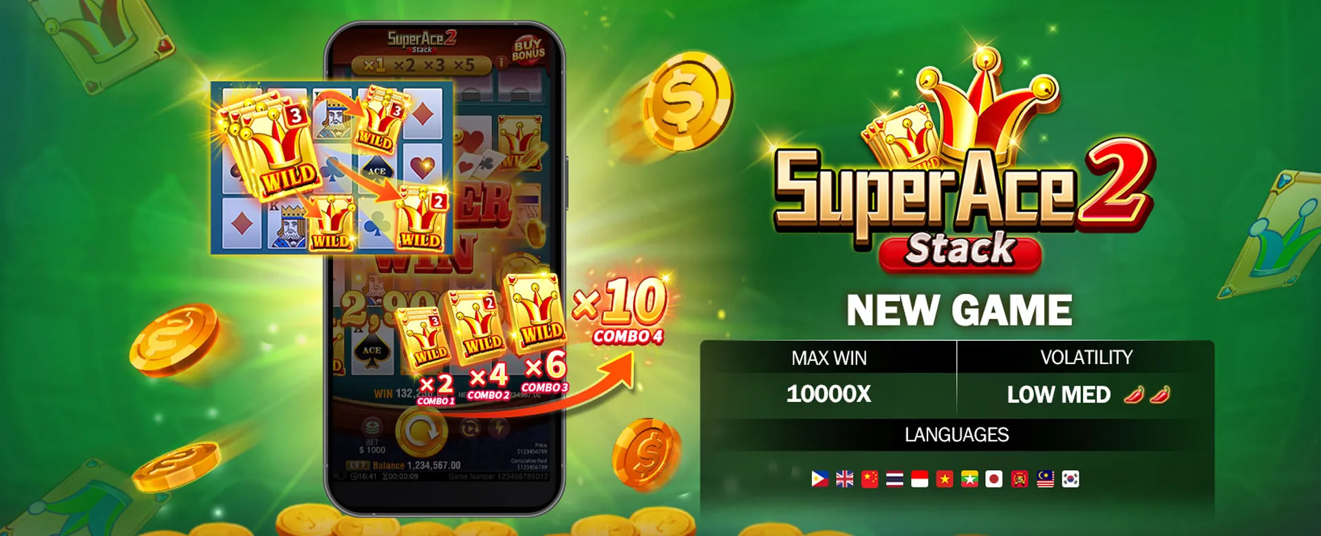 Winslot Poker main hero image showcasing online card game excitement